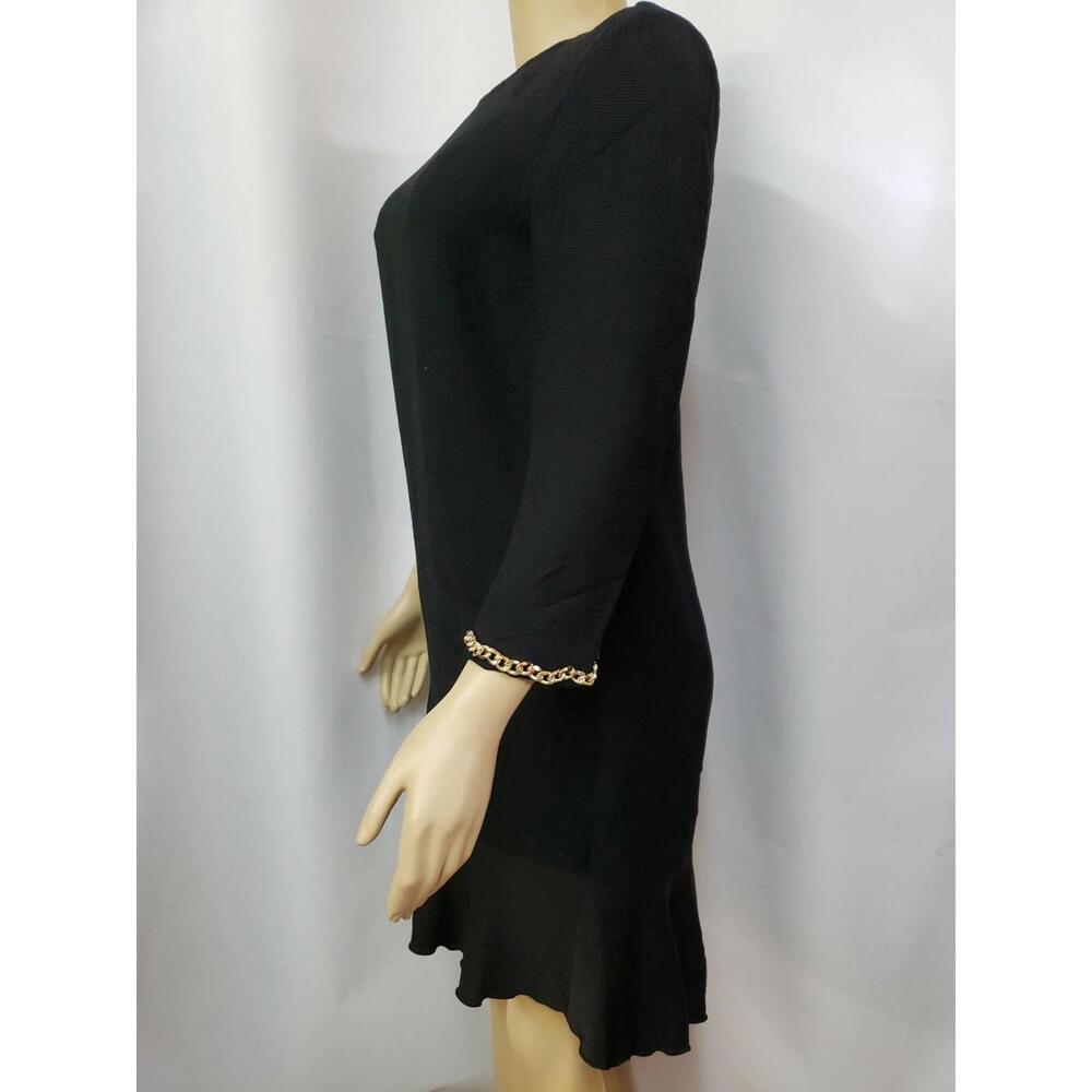 Zara Basic Collection Ruffled Hem Chain Cuff Ribb… - image 5